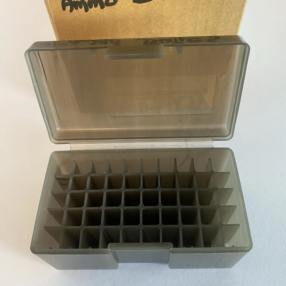 Almacenamiento de munición Midway #505 223 Rem, 17 Rem, 204 Ruger, 50-Rd nuevo *Lote de 12* Foto 2 de 4