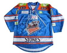 Rhino Sheffield Steelers Ice Hockey Jersey #75 Dowd XS Signed Free Post 