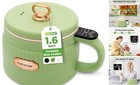  1.6 QT Portable Electric Rice Cooker & Lunch Maker | Multi-Functional & Green