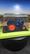 Vintage diecast 1948 Fordson E27N Tractor  in display box as shown