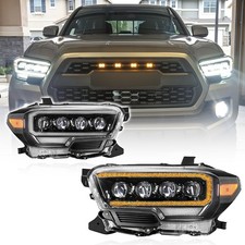 4 Projector Led Headlights For Toyota Tacoma 2016-2023 N300 Drl Sequential