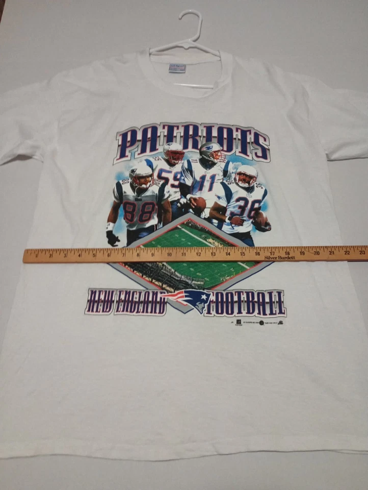 Camisa De Colección 2000 PATRIOTS NFL Fútbol Drew Bledsoe Abogado Milloy Terry Glenn Foto 2 de 4