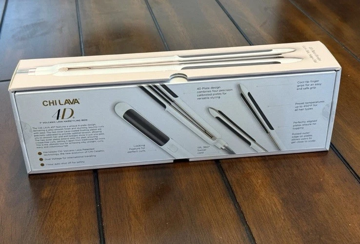 CHI Lava 4D - Plancha plana de cerámica de lava volcánica de 1 pulgada - ¡Nueva!! Foto 2 de 2