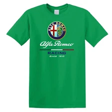 Alfa Romeo Racing Since 1910 Men's Green Size S-5XL