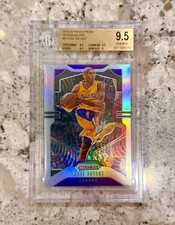 Kobe Bryant 2019 Panini Prizm Silver #8 SP BGS 9.5 Gem Mint LA Lakers