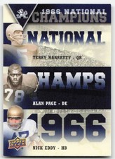 2013 Upper Deck Notre Dame #NC3-HPE Hanratty / Page / Eddy National Champ Trios