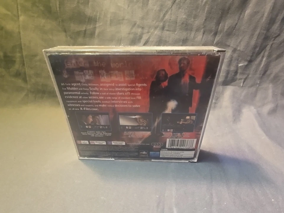 The X-Files (Sony PlayStation 1 PS1, 1999) Complete 4 Disc Game Untested - Image 3 of 4