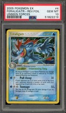 Pokemon Feraligatr EX Unseen Forces Reverse Holo Rare #4 PSA 10 Gem Mint