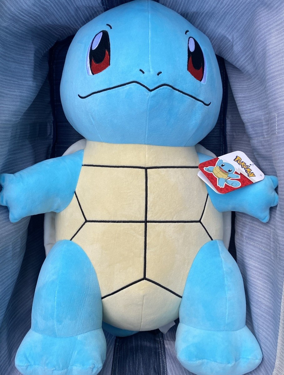 2023 Pokemon Squirtle 24 inch Large Plush Toy Standing Jazwares NEW with  Tags