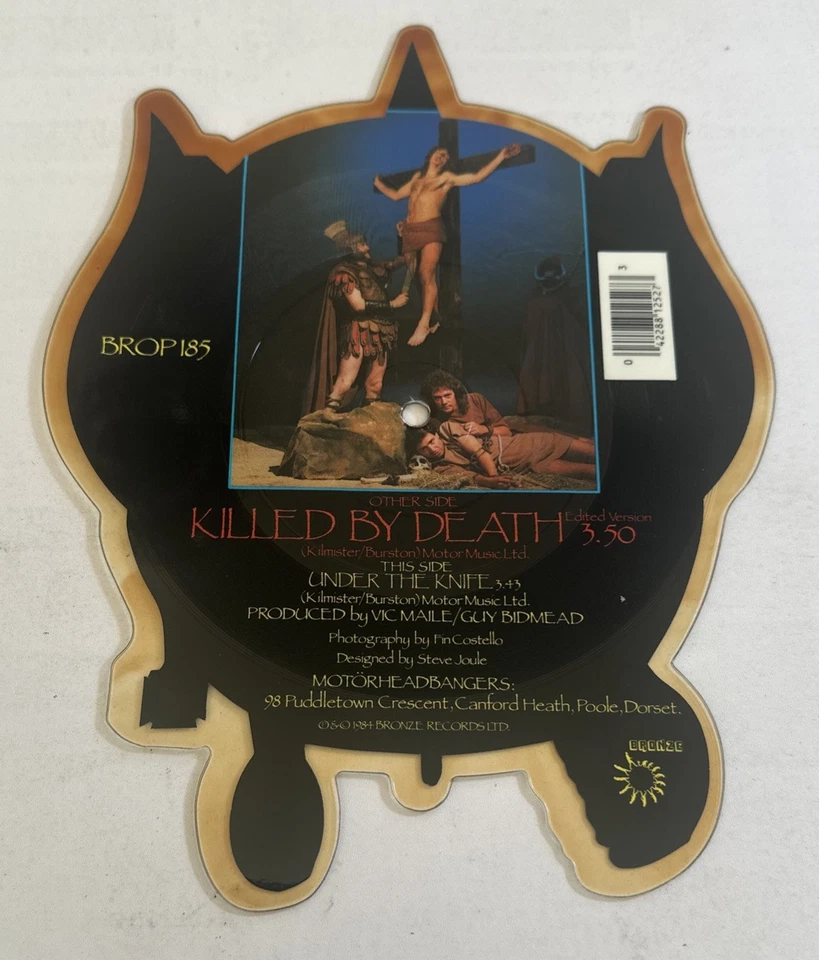 Motorhead Killed By Death Picture Disc  Vinyl Record 1984 VG+ - Image 4 of 4