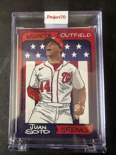 Topps Project 70 Juan Soto Card #520 By Sophia Chang - Nationals RARE NM-MT