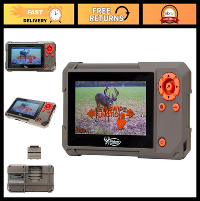Compact Water-Resistant SD Card Viewer for Hunting & Wildlife | 4.3'' Touch Scree