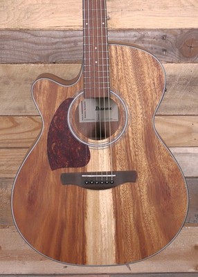 Ibanez PC50WSLCE Left-Handed Acoustic/Electric Guitar Open Pore Brown