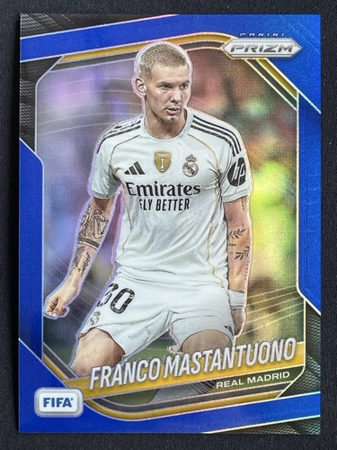 Franco Mastantuono 2025-26 Panini Prizm FIFA Blue Base /199 #194
