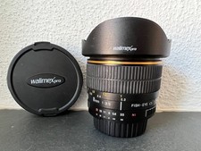 Walimex Pro AE 8mm f/3.5 Fish-Eye CS Fischaugen Objektiv für Nikon F AF 8/35