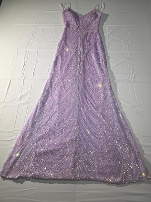 Windsor Mazie Formal Sequin V-Neck Mermaid Dress size s