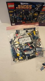 Lego 6860 The Batcave 100% Complete All Mini Figs & Manual