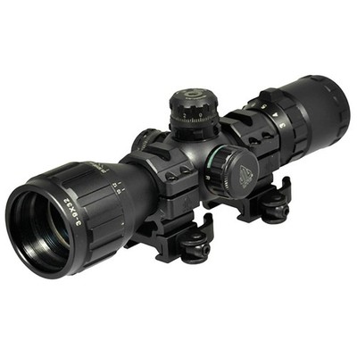 UTG Bug Buster 3-9X32 1'' Rifle Scope, Mil-Dot Reticle w/ QD Rings #SCP-M392AOLWQ