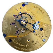 Antique 18s 1894 Appleton Tracy 15 Jewel Mechanical Pocket Watch Movement USA