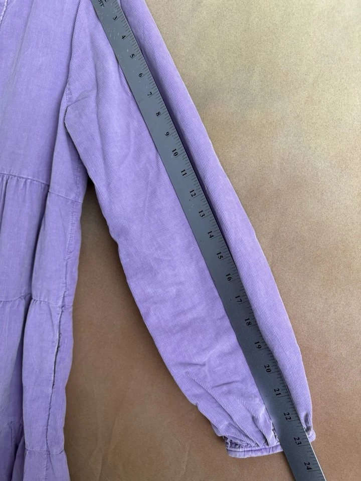 Vestido Pilcro Pana Mujer Pequeño Anthropologie Niveles Lavanda Foto 4 de 4