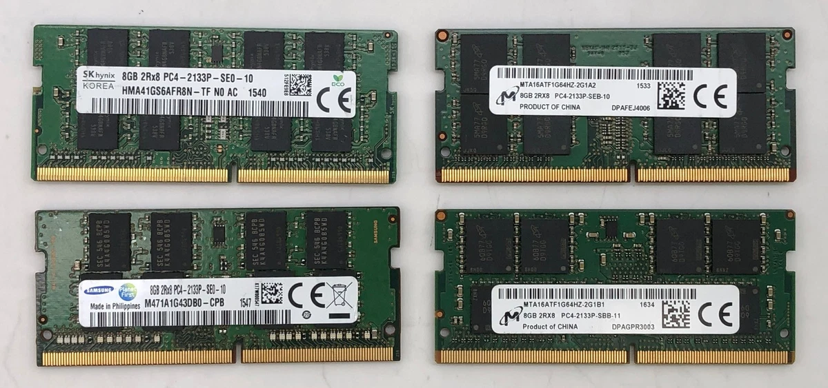 Samsung Computer PC4-17000 (DDR4-2133) Bus Speed RAM 260 Pins for