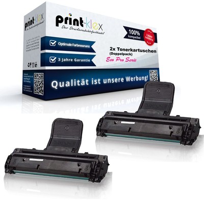 2x Kompatible Tonerkartuschen für Samsung ML-1610 ML-1610-R Lase Eco Pro