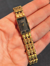 Vintage 70s Gold Seiko Quartz Watch - Vtg Bracelet Watch