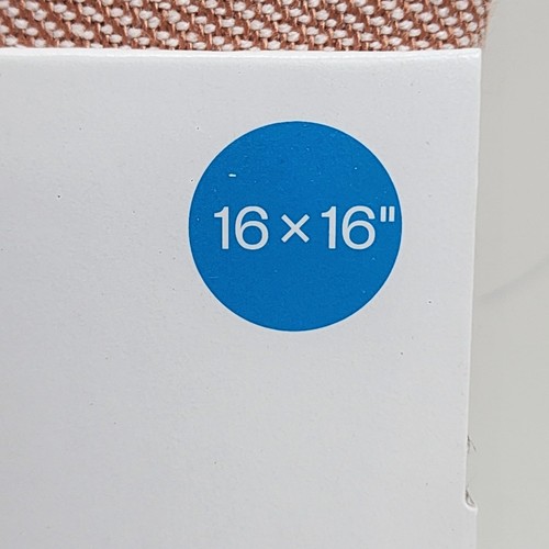 Target Room Essentials 16"x16" Quadratisch Rosa & Weiß 2 Kissenbezüge NEU - Bild 3 von 6