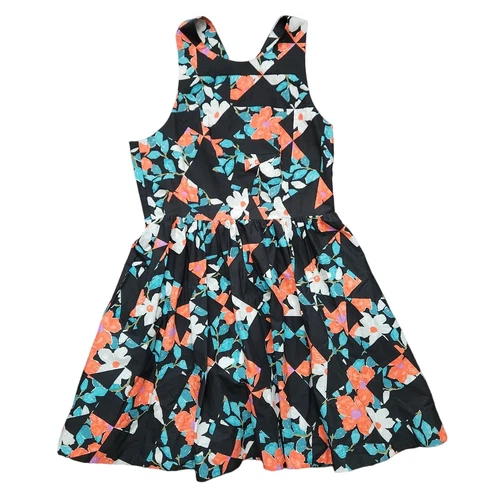 Abito Kate Spade sabato floreale incrociato dietro taglia 10