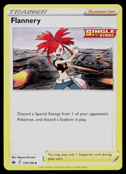 Flannery 139/198 Chilling Reign Uncommon Trainer Supporter