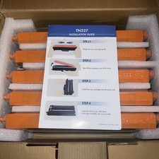TN-227-V8-5CL 5-Pack High Yield Toner Compatible Brother TN227 Sealed
