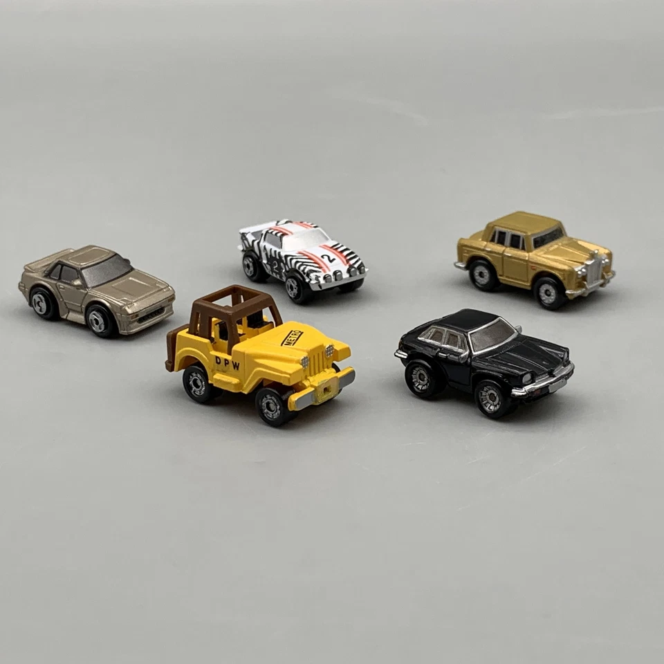 Vintage 1980s Galoob Funrise Micro Machines Cars Lot Of 5 Rolls Royce Jaguar - Image 2 of 4