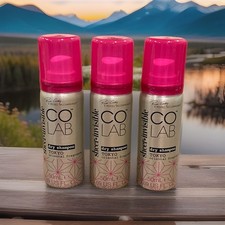 3 Pack COLAB Sheer  Invisible Dry Shampoo Tokyo 1.69 oz Purse Size
