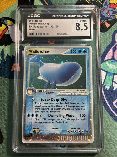 Wailord ex graded CGC 8.5 for sale on eBay
