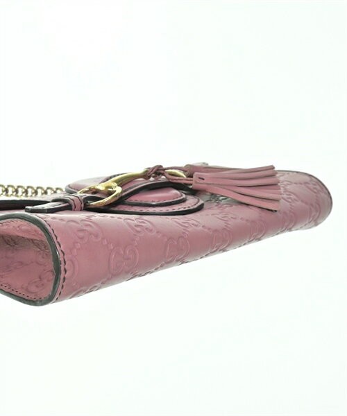 GUCCI Shoulder Bag Pink Monogram Leather Ladies Japan C-250919-4 thumbnail 12