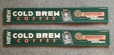 X2 Jagermeister Bar Runners Drip Matt Green Orange Bar Man Cave Home Pub...