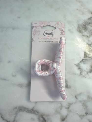 * Versand heute!* Love Shack Fancy X Goody 🎀 Rosa Kunststoff Halstuch Krallenclip - Bild 1 von 2