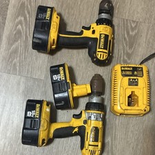 DEWALT 18V NiCd Cordless Drill Lot DCD775 DW9...