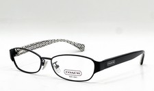 Coach HC 5018 9077 Satin Black Cat Eye Authentic Eyeglass Frames 53-15-135