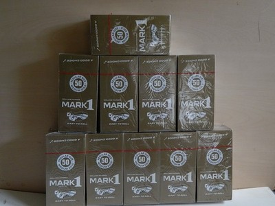 25000 Teile MARK1 Gold Medium Blättchen Zigarettenpapier Selber Drehen Posten