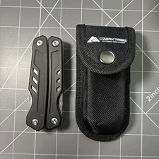 Ozark Trail 17-In-1 Multi Tool Pliers,Wire Cutter,Saw, Knife W/Sheath in Black