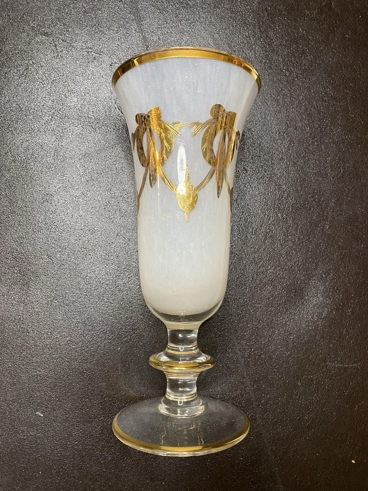 Набор из 2 золотых бокалов Rialto Borghese с белой водой/вином от Arte Italica - Изображение 2 из 4