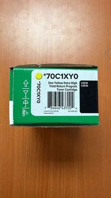Lexmark 70C1XY0 Extra High Yield Yellow Original Toner Cartridge