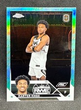 Karter Knox 2023-24 Topps Chrome OTE AQUA REFRACTOR #d /199 RC Razorbacks #27