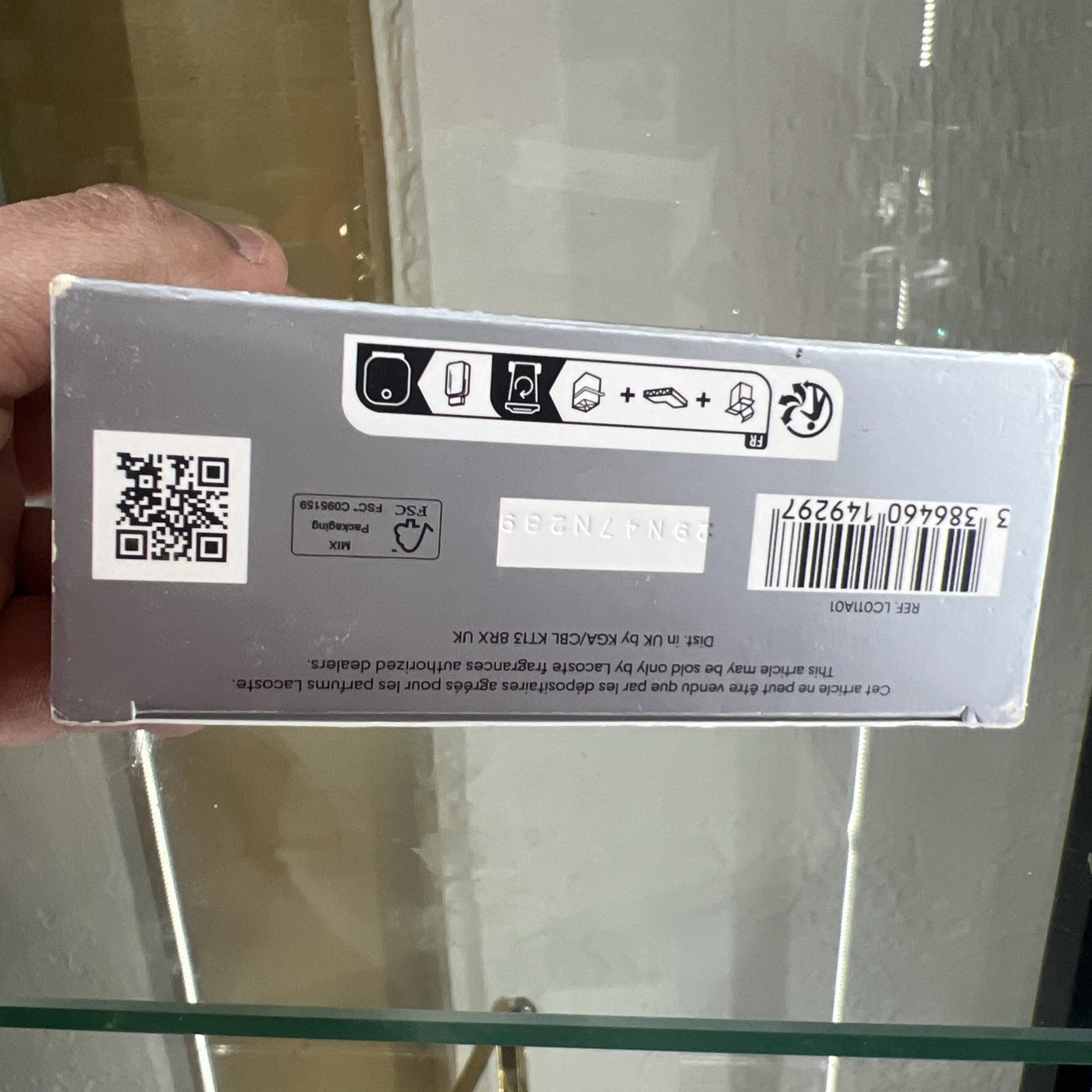 EMPTY BOTTLE & BOX NO FRAGRANCE!! Lacoste Essential 4.1 / 4.2 oz/125 ml EDT MEN thumbnail 12