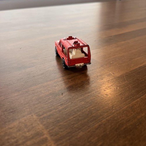 French miniature car Majorette red first generation Range Rover fire tru #PFBSIQ - Picture 5 of 10