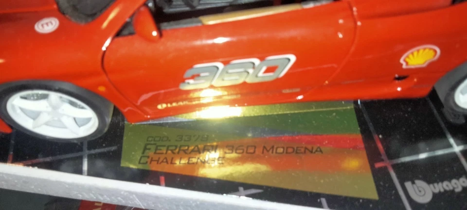 Ferrari 360 Modena Challenge Mini Art Collection lim. ed. 41/333 Burago 1/18 - Immagine 4 di 4
