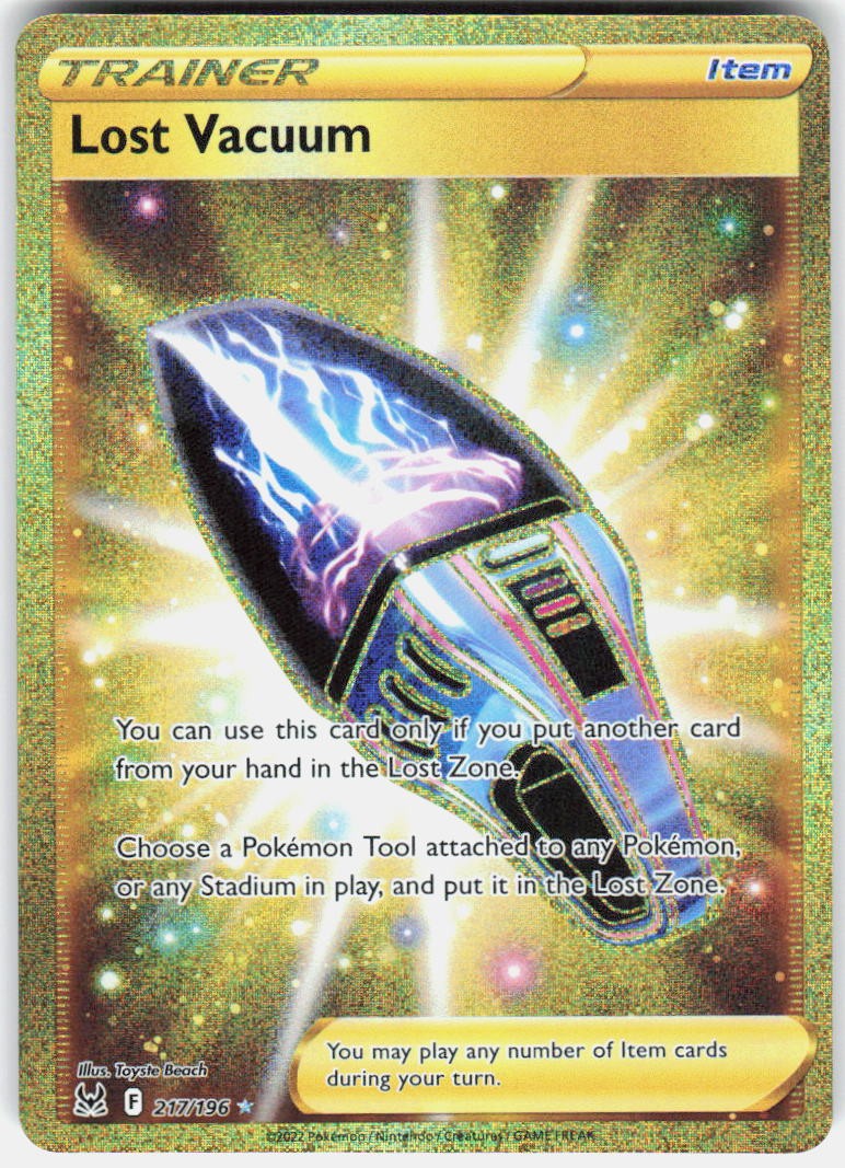 Lost Vacuum 217/196 Secret Rare Lost Origin Pokemon Holo