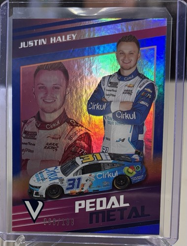 Justin Haley 2023 Chronicles Victory Lane Blue Parallel /199 NASCAR #4