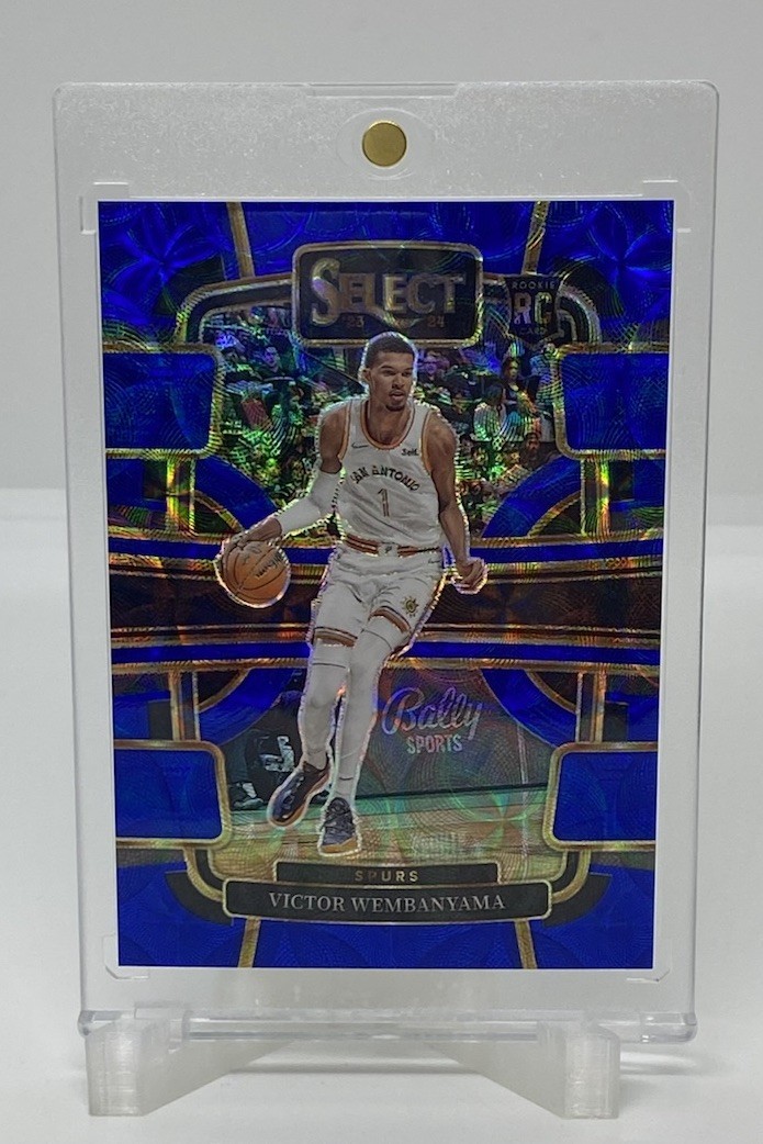 2023-24 Panini Select Victor Wembanyama #87 Blue Scope Prizm /249 Rc SSP Spurs
